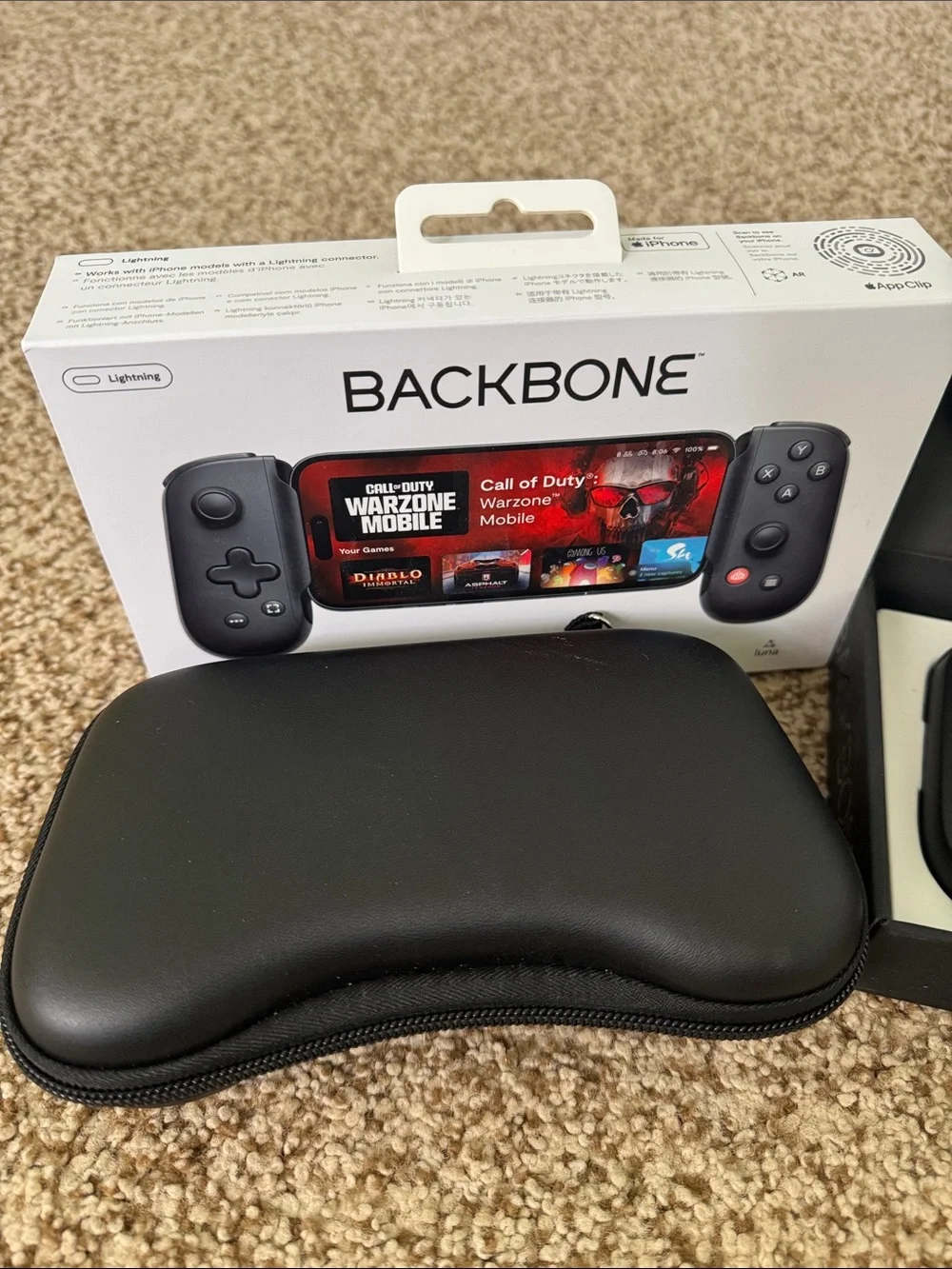 Backbone One Mobile Gaming Controller for iPhone - Lightning - with Case